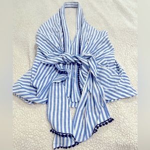 Zara Halter Top with Waist Tie